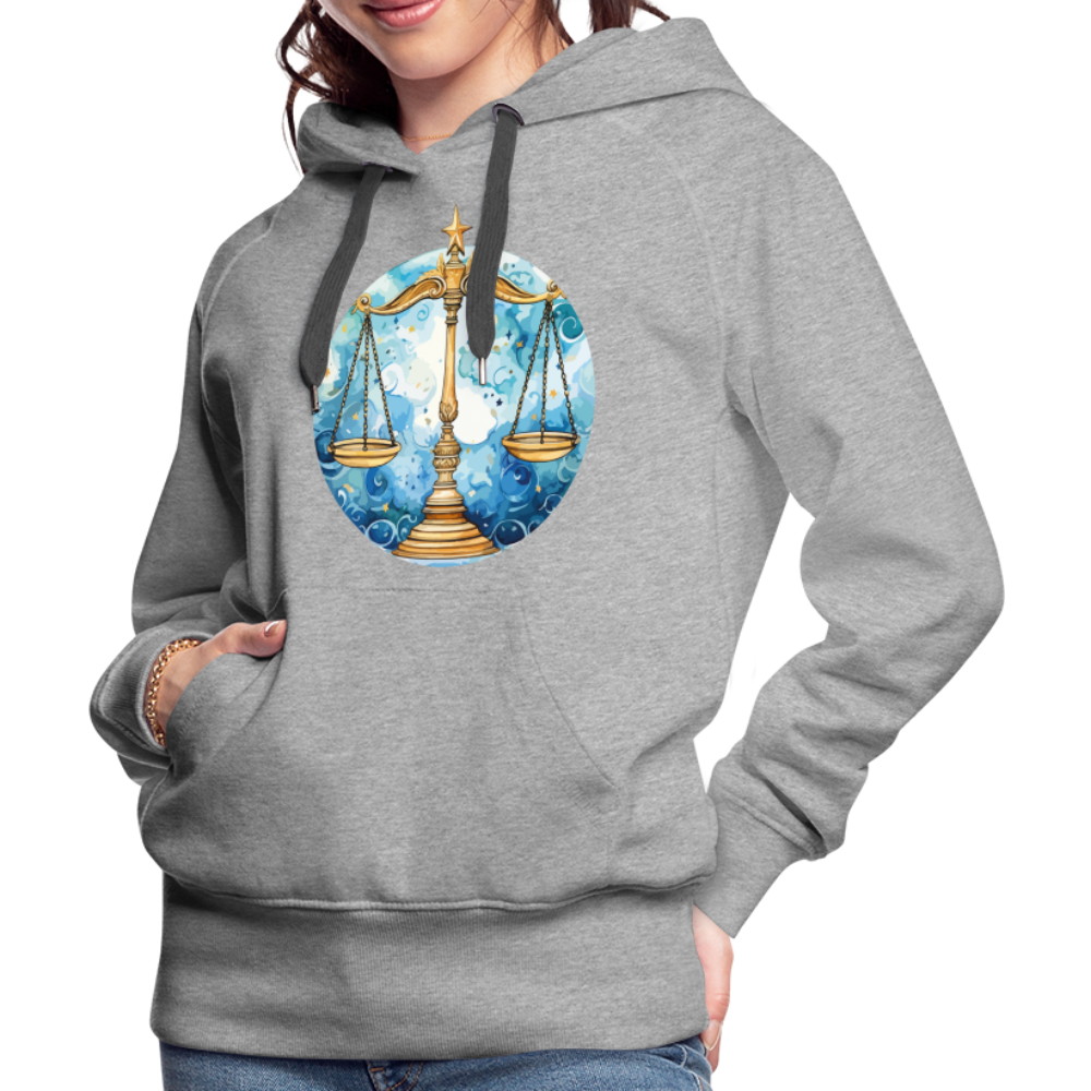 Women’s Mythical Libra Premium Hoodie - heather grey