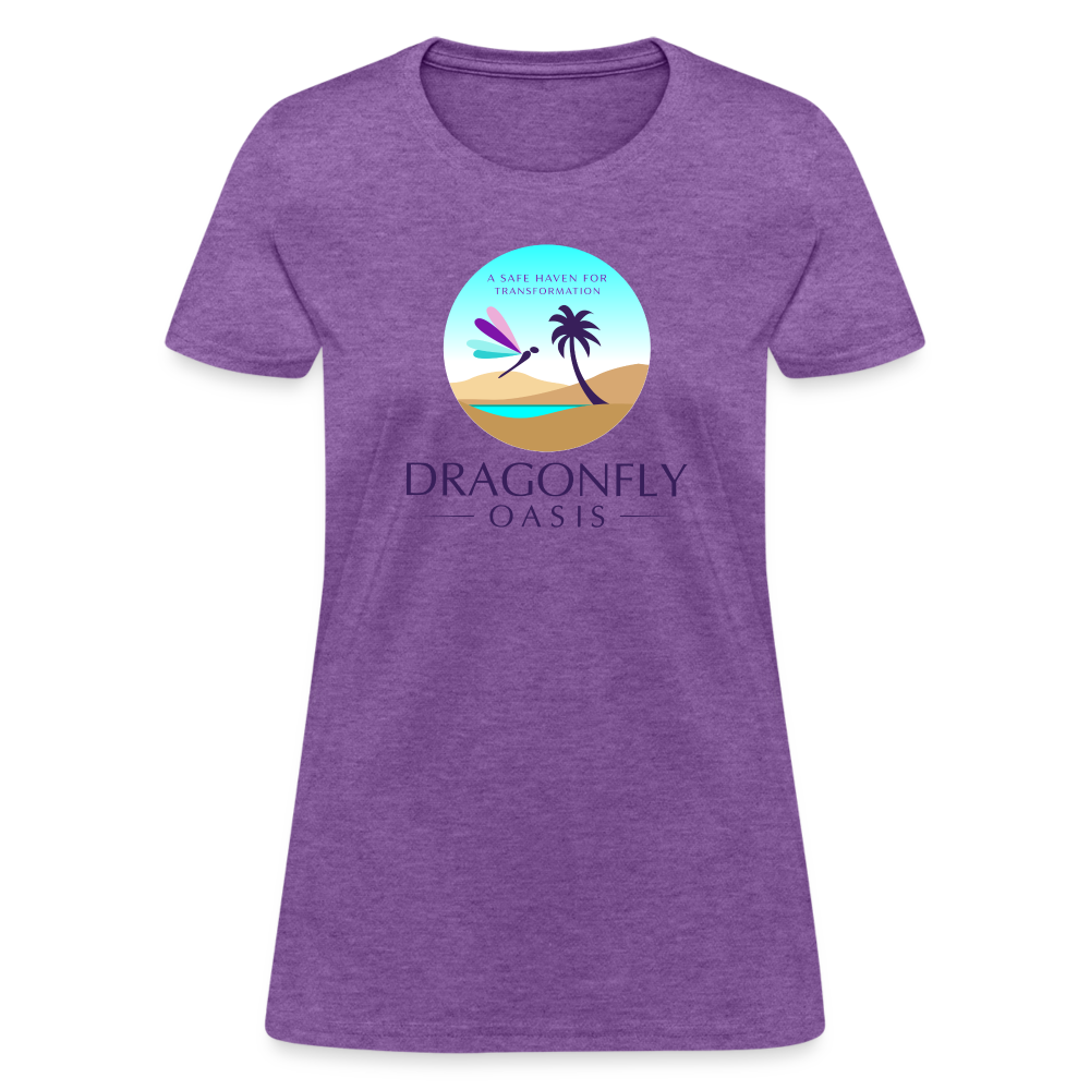 Women's Dragonfly Oasis V.1 Capricorn T-Shirt - purple heather