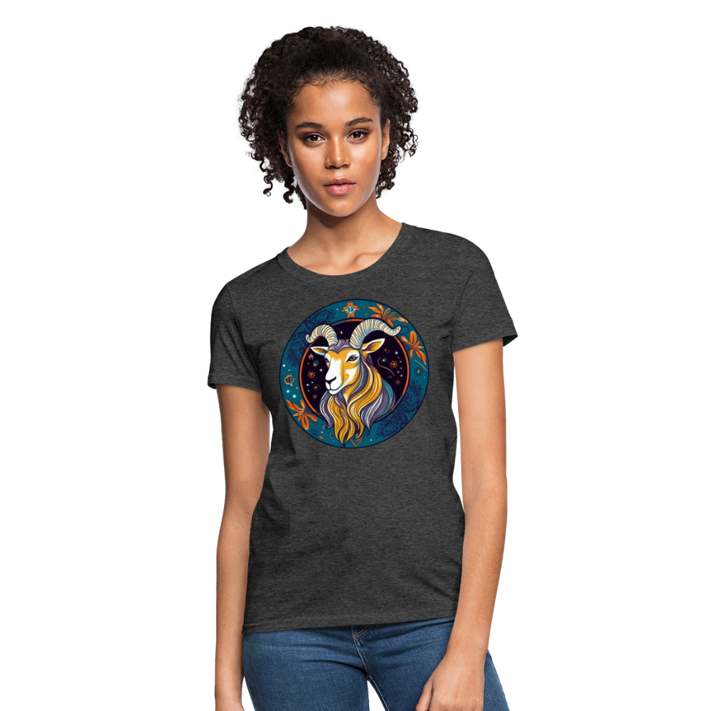 Women's Mythical Capricorn T-Shirt - heather black