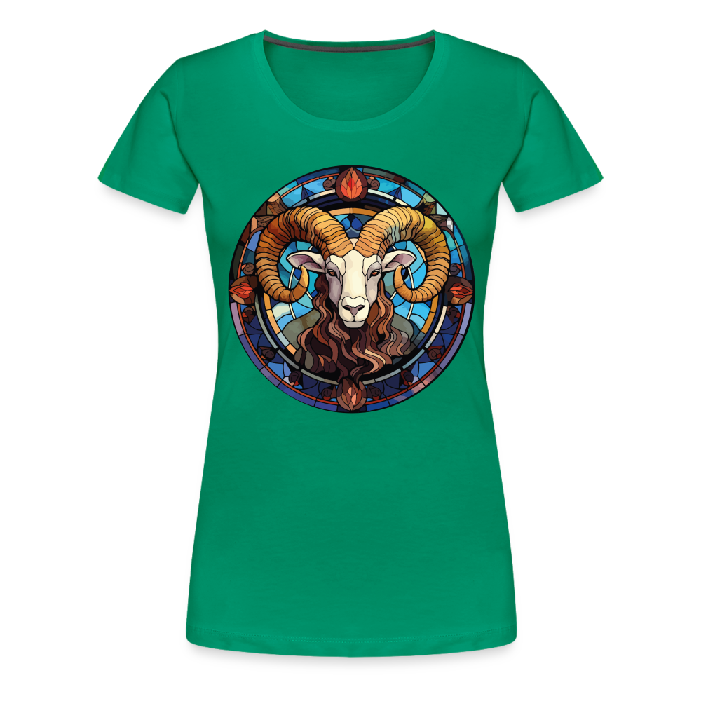 Women’s Mosaic Aries Premium T-Shirt - kelly green