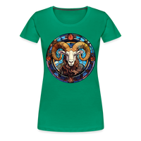 Thumbnail for Women’s Mosaic Aries Premium T-Shirt - kelly green