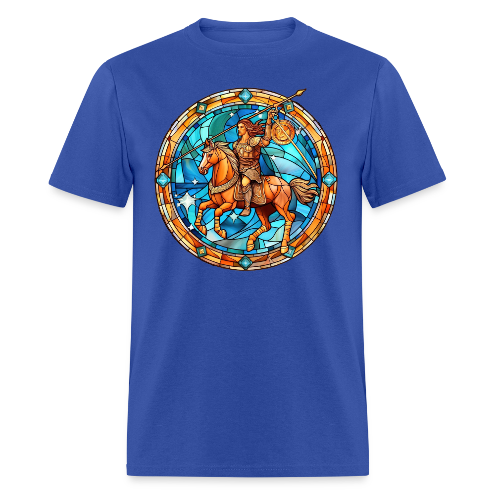 Men's Mosaic Sagittarius Classic T-Shirt - royal blue