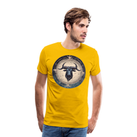 Thumbnail for Men's Mythical Taurus Premium T-Shirt - sun yellow