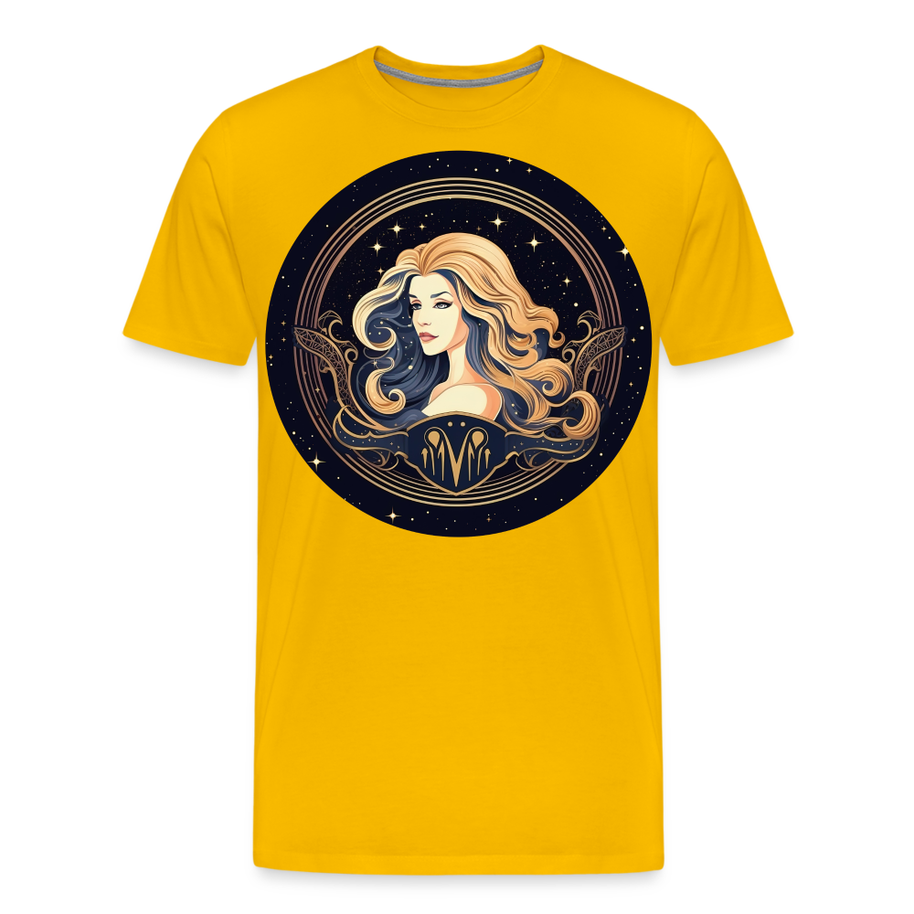 Men's Mystic Virgo Premium T-Shirt - sun yellow