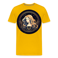 Thumbnail for Men's Mystic Virgo Premium T-Shirt - sun yellow