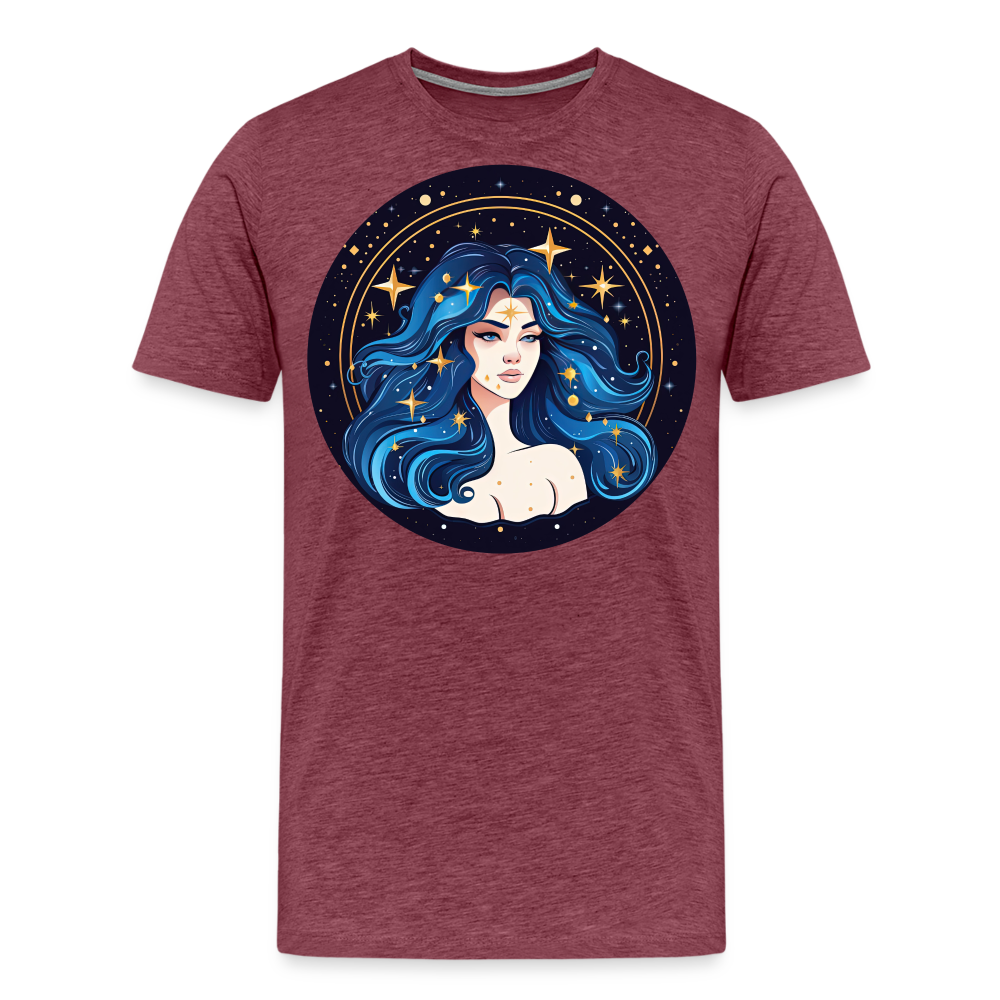 Men's Magic Virgo Premium T-Shirt - heather burgundy