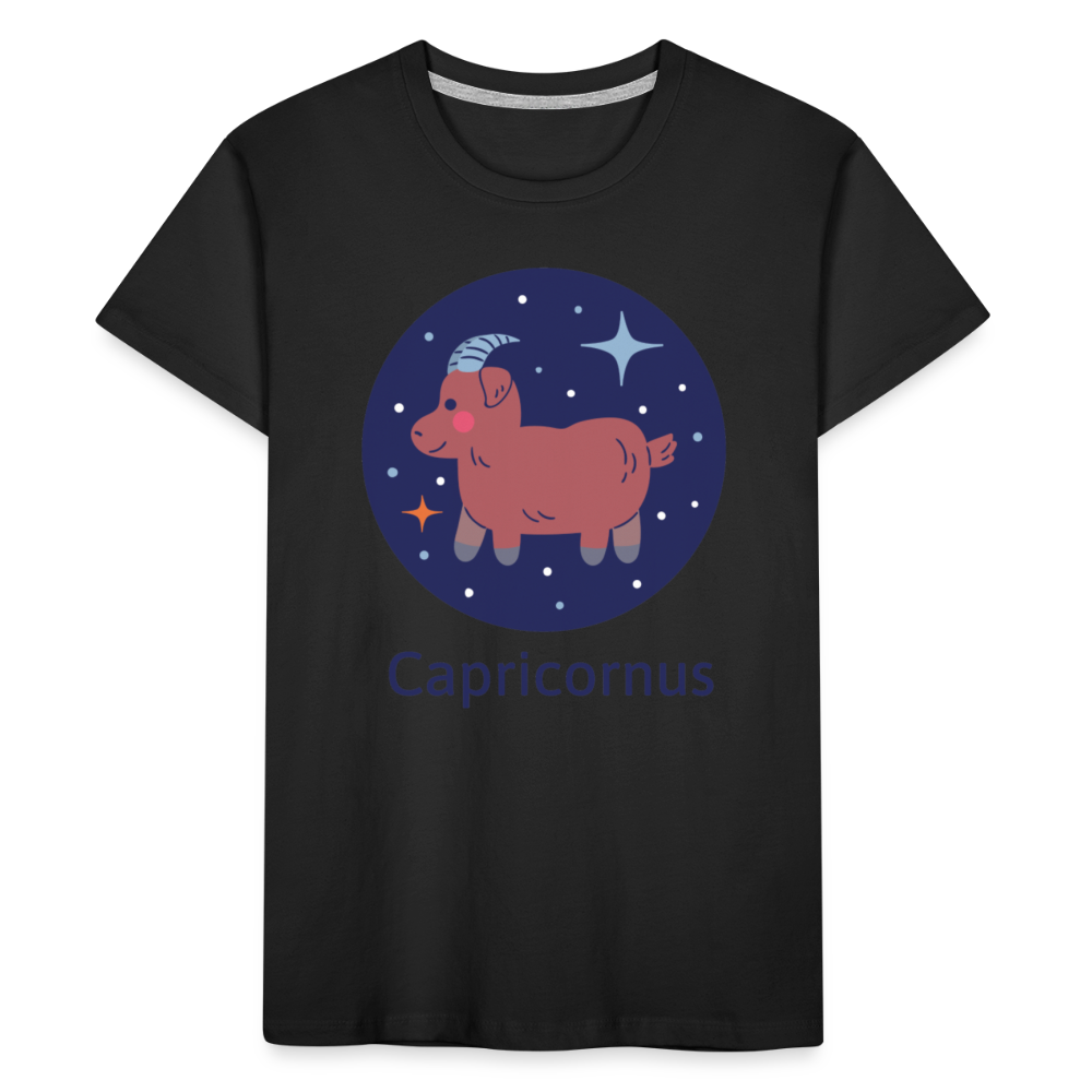 Kid’s Bluey Capricorn Premium Organic T-Shirt - black