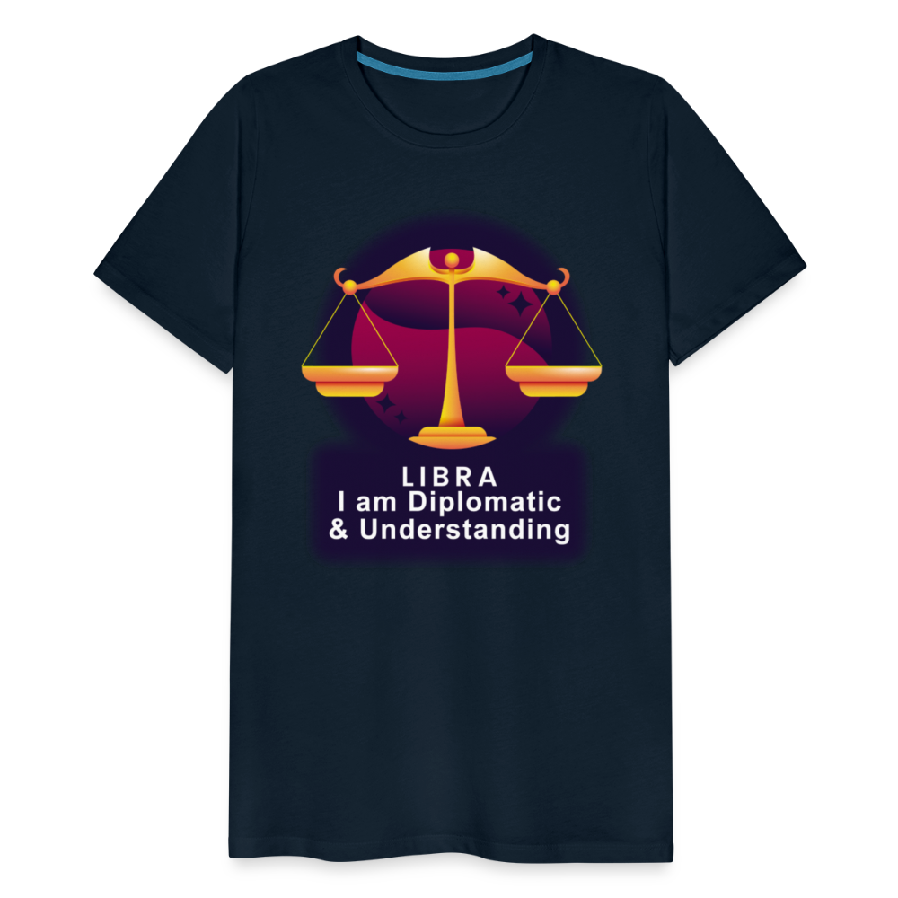 Men's Glow Libra Premium T-Shirt - deep navy