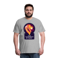 Thumbnail for Men's Glow Leo Premium T-Shirt - heather gray