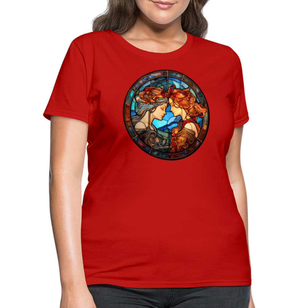 Women's Mosaic Gemini T-Shirt - red