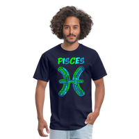 Thumbnail for Men's Power Words Pisces Classic T-Shirt - navy