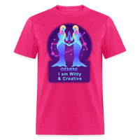 Thumbnail for Men's Neon Gemini Classic T-Shirt - fuchsia