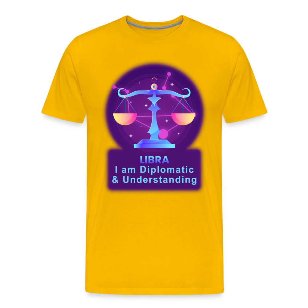 Men's Neon Libra Premium T-Shirt - sun yellow