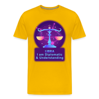 Thumbnail for Men's Neon Libra Premium T-Shirt - sun yellow