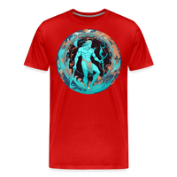 Thumbnail for Men's Mythical Aquarius Premium T-Shirt - red