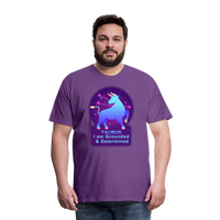 Thumbnail for Men's Neon Taurus Premium T-Shirt - purple