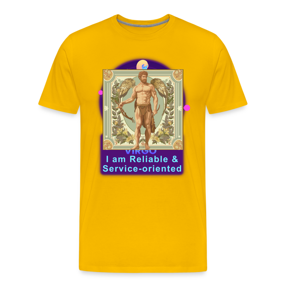 Men's Mythical Virgo Premium T-Shirt - sun yellow