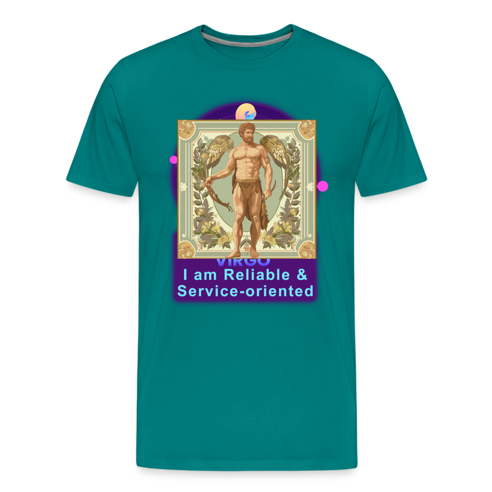 Men's Mythical Virgo Premium T-Shirt - teal