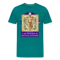 Thumbnail for Men's Mythical Virgo Premium T-Shirt - teal