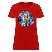 Thumbnail for Women's Mythical Leo T-Shirt - red