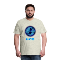 Thumbnail for Men's Pisces Premium T-Shirt - heather oatmeal