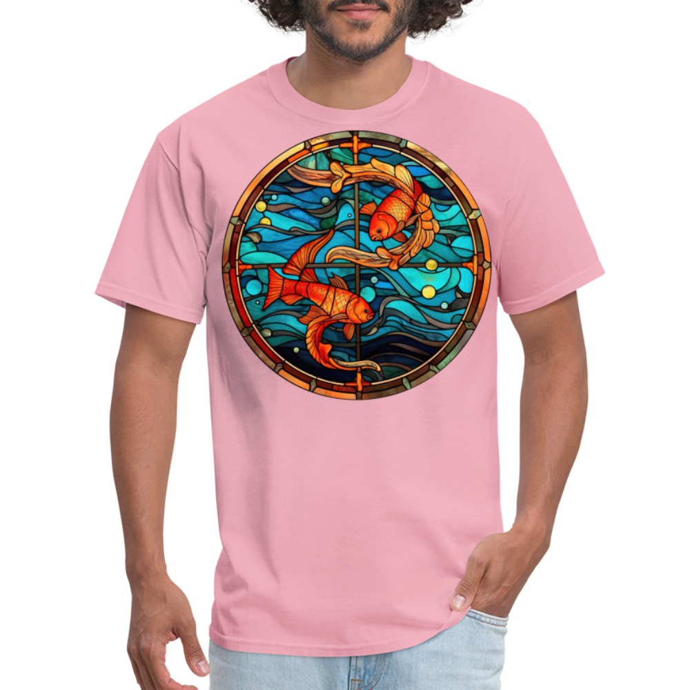 Men's Mosaic Pisces Classic T-Shirt - pink