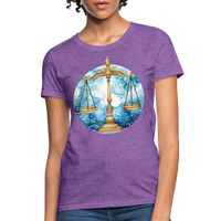 Thumbnail for Women's Mythical Libra T-Shirt - purple heather