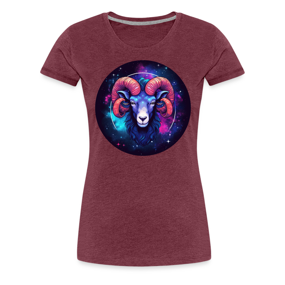 Women’s Magic Aries Premium T-Shirt - heather burgundy