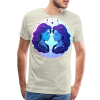 Thumbnail for Men's Magic Gemini Premium T-Shirt - heather oatmeal