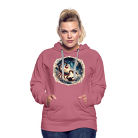 Thumbnail for Women’s Mythical Scorpio Premium Hoodie - mauve