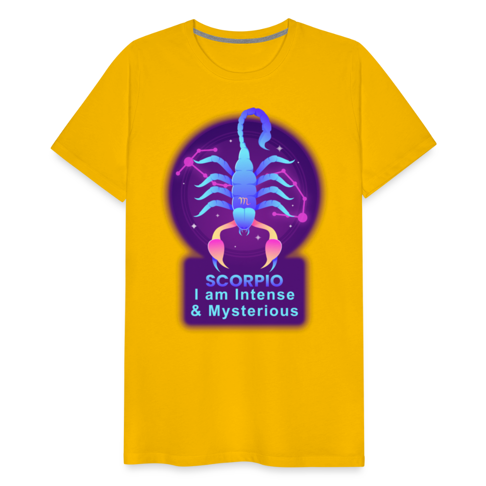 Men's Neon Scorpio Premium T-Shirt - sun yellow