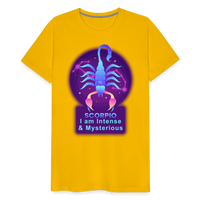 Thumbnail for Men's Neon Scorpio Premium T-Shirt - sun yellow