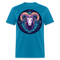 Thumbnail for Men's Mystic Aries Classic T-Shirt - turquoise