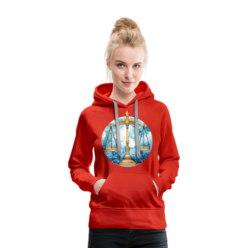 Women’s Mythical Libra Premium Hoodie - red