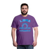 Thumbnail for Men's Power Words Libra Premium T-Shirt - purple