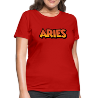 Thumbnail for Women's Aries New Design T-Shirt - red