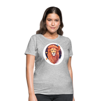 Thumbnail for Women's Symbol Leo T-Shirt - heather gray