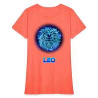 Thumbnail for Women's Stellar Leo T-Shirt - heather coral