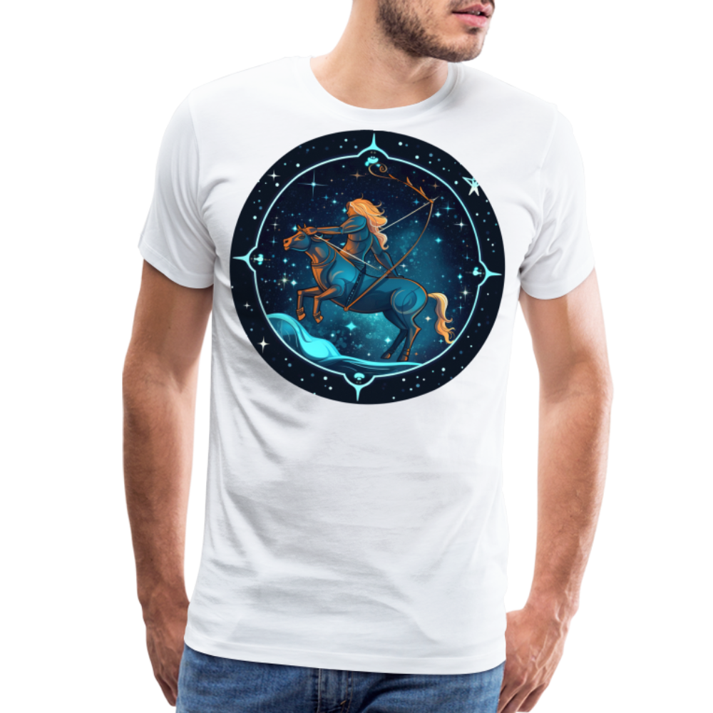 Men's Magic Sagittarius Premium T-Shirt - white