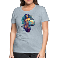 Thumbnail for Women’s Mythical Aquarius Premium T-Shirt - heather ice blue