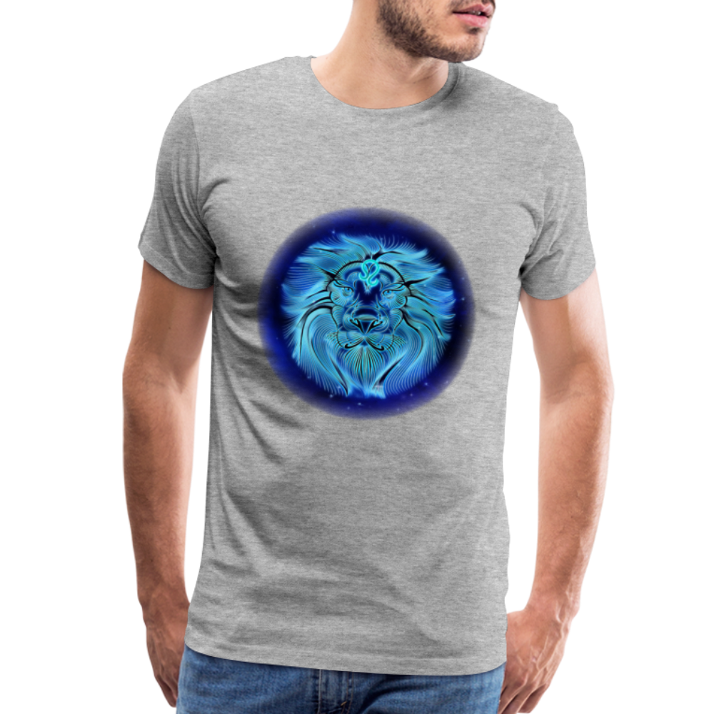 Men's Leo Premium T-Shirt - heather gray