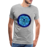 Thumbnail for Men's Leo Premium T-Shirt - heather gray