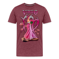 Thumbnail for Men's Astral Virgo Premium T-Shirt - heather burgundy