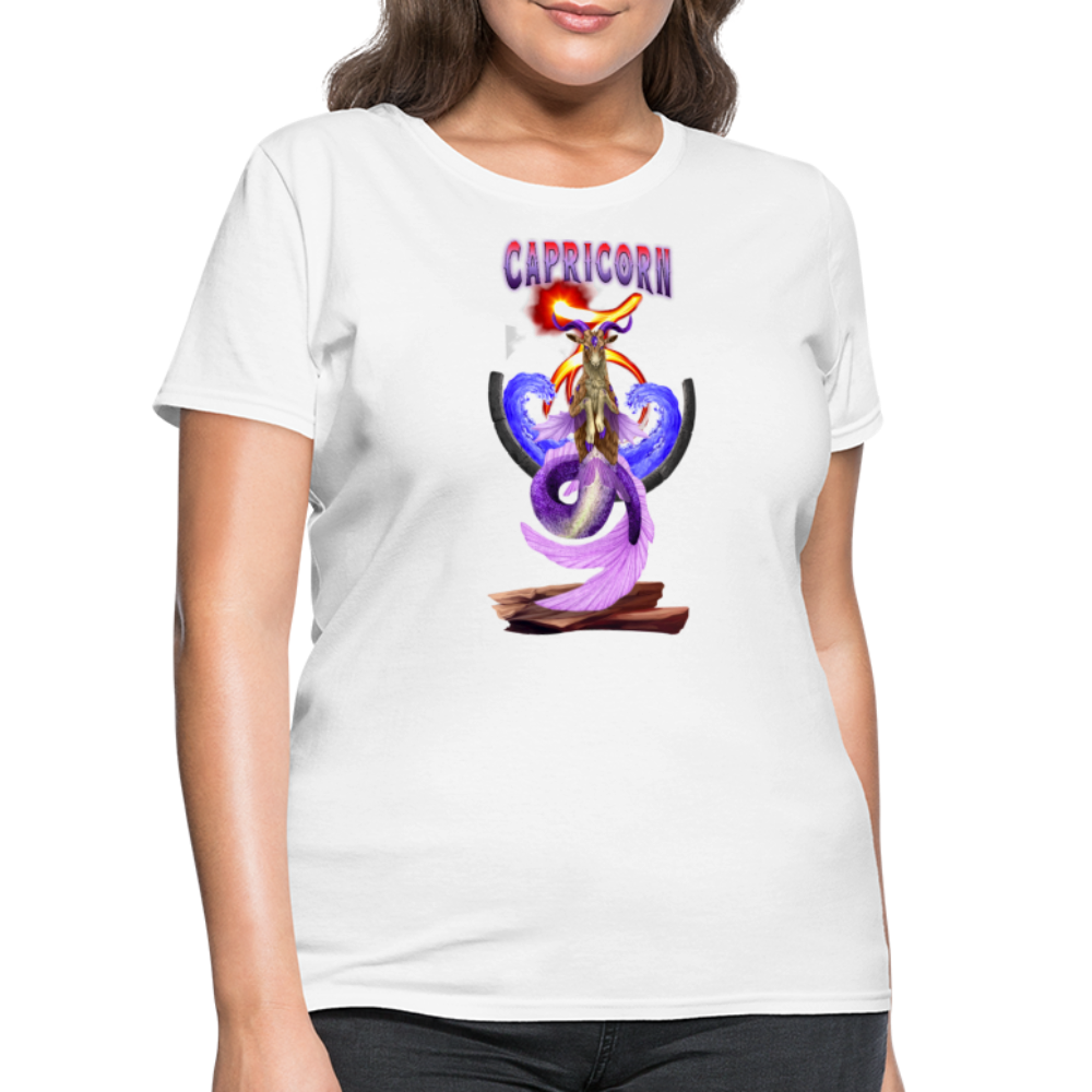 Astral Capricorn Women's T-Shirt - white