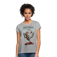 Thumbnail for Women's Astral Sagittarius Relaxed Fit T-Shirt - heather gray