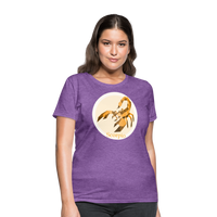 Thumbnail for Women's Mosaic Scorpio T-Shirt - purple heather