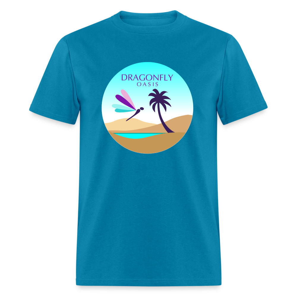 Men's Dragonfly 2nd Logo Classic T-Shirt - turquoise