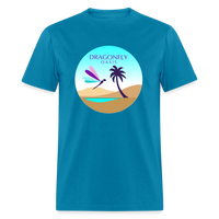 Thumbnail for Men's Dragonfly 2nd Logo Classic T-Shirt - turquoise