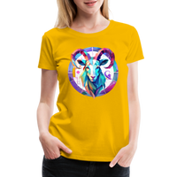 Thumbnail for Women’s Mythical Aries Premium T-Shirt - sun yellow