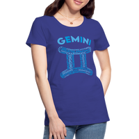 Thumbnail for Women's Power Words Gemini Premium T-Shirt - royal blue